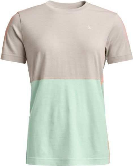 Ortovox Womens 185 RockNWool Short Sleeve Merino-ondergoed (Dames |groen/grijs)