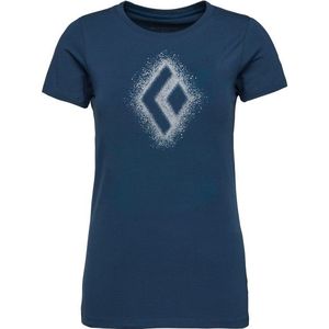 Black Diamond Womens Chalked Up 20 S/S Tee T-shirt (Dames |blauw)