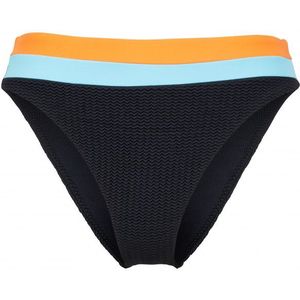 Seafolly Womens Slice of Splice Spliced High Rise Bikinibroekje (Dames |zwart)