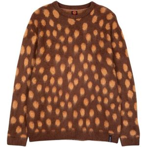 Santa Cruz - Jaguar Knit Crew - Trui - Bruin