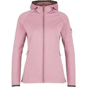 Stoic Womens MerinoFleece335 KuolpaSt II Zip Hoody Merinohoodie (Dames |roze)