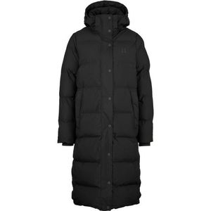 Heber Peak Womens SylvaHe Warm Puff Coat Lange jas (Dames |zwart |waterdicht)