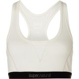 super.natural - TUNDRA220 - Sport BH - Zwart - Merinowol/Synthetisch