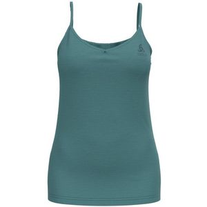 Odlo Womens Merino 160 Baselayer V-Neck Singlet Merino-ondergoed (Dames |turkoois)