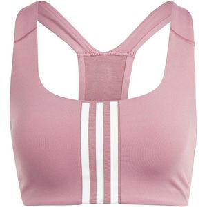 adidas Womens PWI Medium Support Sportbeha (Dames |roze)