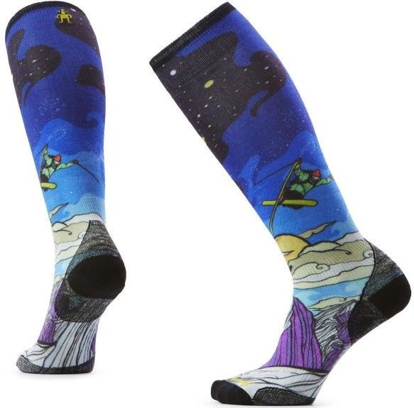 Smartwool - Ski Zero Cushion Galactic - Skisokken - Blauw - OTC