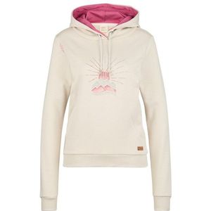 Chillaz Womens Walchsee Mountain Watercolor Hoodie (Dames |beige)