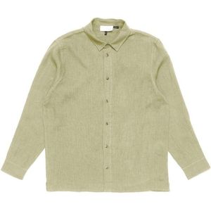 Mazine Classic Linen Shirt Overhemd (Heren |beige)