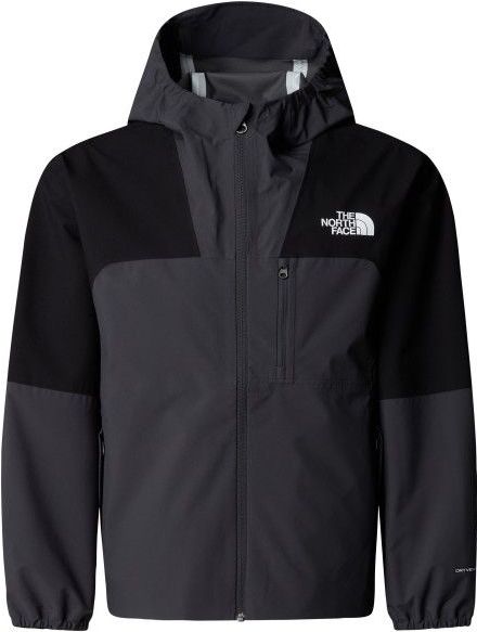 The North Face - Hike-shelljas - Tnf Black-asphalt Grey - Voor Tieners
