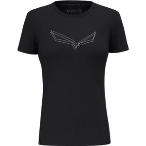 Salewa Womens Pure Eagle Frame Dry T-shirt T-shirt (Dames |zwart)