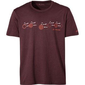 Vaude Cyclist V T-shirt (Heren |bruin/rood)