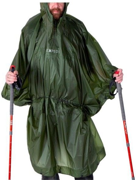 Exped - Bivy Poncho UL - Poncho - Olijfgroen - Waterdicht - 240 x 150 cm