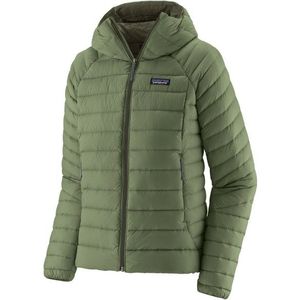Patagonia Womens Down Sweater Hoody Donsjack (Dames |olijfgroen)