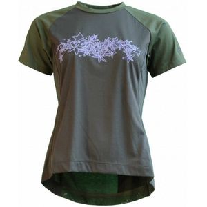 Zimtstern Womens PureFlowz Shirt S/S Fietsshirt (Dames |grijs)