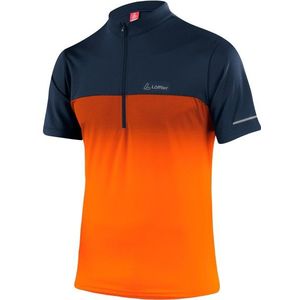 Löffler Bike Shirt Flow Halfzip Fietsshirt (Heren |oranje)