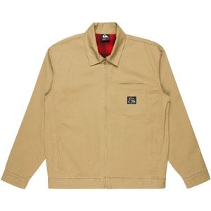 Quiksilver - DNA Surf Harrington - Vrijetijdsjack - Beige - 100% Katoen