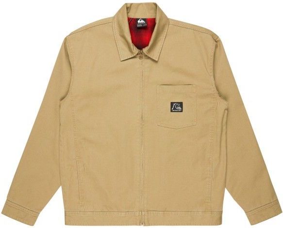 Quiksilver - DNA Surf Harrington - Vrijetijdsjack - Beige - 100% Katoen