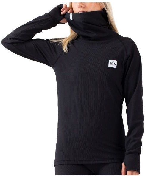 Eivy - Icecold Gaiter Rib Top - Longsleeve - Zwart