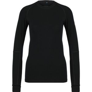 Stoic Womens MerinoMesh150 SadjemSt L/S Merinoshirt (Dames |zwart)