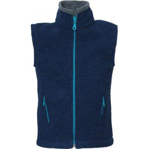 Reiff Kids Fleeceweste Colori Merinobodywarmer (Kinderen |blauw)