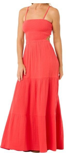 Rip Curl Womens Premium Surf Maxi Dress Jurk (Dames |rood)