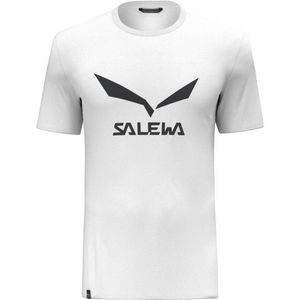 Salewa Solidlogo Dry T-Shirt Sportshirt (Heren |wit)