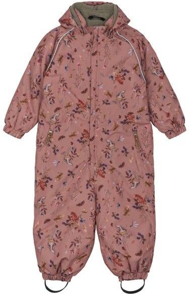 Mikk-Line - Polyester Junior Suit AOP Floral - Overall - Bruin - Waterdicht