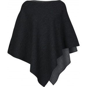 Mufflon - Womens Extra Poncho - Zwart
