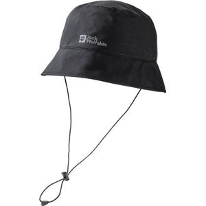 Jack Wolfskin Rain Bucket Hat Hoed (zwart |waterdicht)