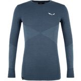 Salewa Zebru Responsive L/S Tee Merino-ondergoed (Heren |blauw)