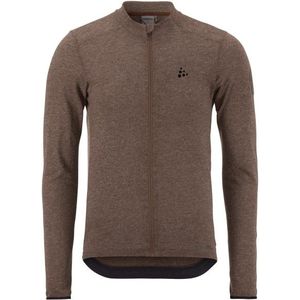 Craft Core Bike Essence Wool L/S Jersey Fietsshirt (Heren |bruin)