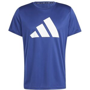adidas Run It Tee Sportshirt (Heren |blauw)
