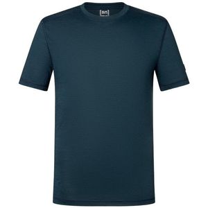 Super.natural - Space140 T-shirt - Korte Mouwen - Zwart - Merinowol