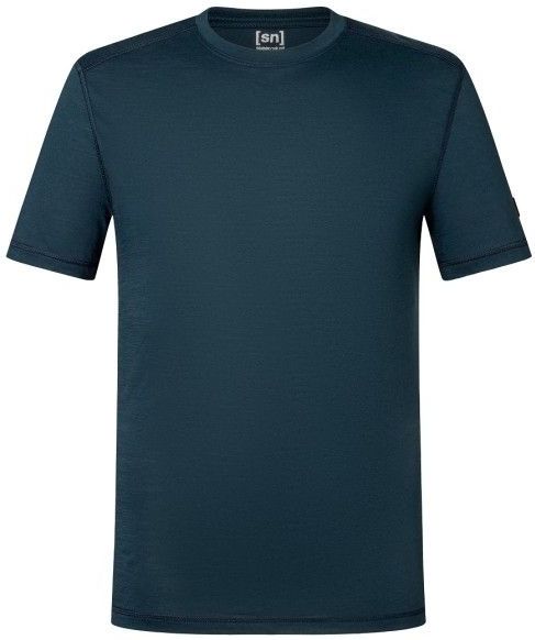 Super.natural - Space140 T-shirt - Korte Mouwen - Zwart - Merinowol