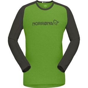 Norrona Fjora Equaliser Lightweight Long Sleeve Fietsshirt (Heren |groen)