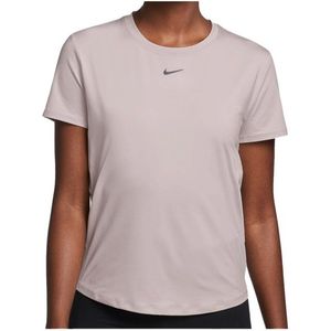 Nike Womens One Classic Dri-FIT T-Shirt Sportshirt (Dames |roze)