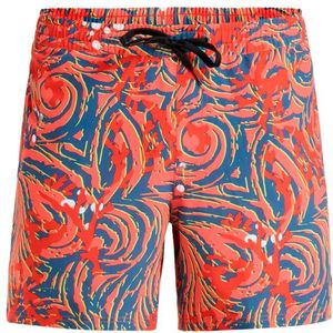 Quiksilver - Surfsilk Straight Volley - Boardshort - Rood - 92% Polyester - DWR-geïmpregneerd