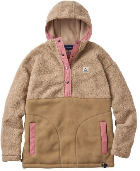 Passenger Womens Calla Hooded Recycled Polar-Lined Fleece Fleecevest (Dames |beige)
