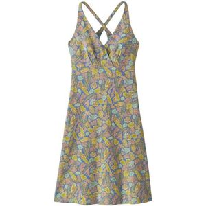 Patagonia - Amber Dawn Dress - Jurk - Flourish: Abundant Blue - 96% Biologisch Katoen, 4% Elastaan