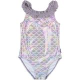 Mikk-Line - Kids Swimsuit Recycled AOP - Badpak - Grijs