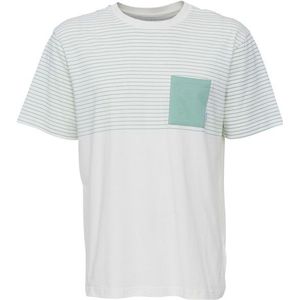 Mazine Felton Striped T T-shirt (Heren |grijs/wit)