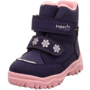 Superfit Baby Mädchen HUSKY1 warm gefütterte Gore-Tex Stiefel, BLAU/ROSA 8030