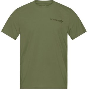 Norrona Femund Tech T-Shirt Sportshirt (Heren |olijfgroen)