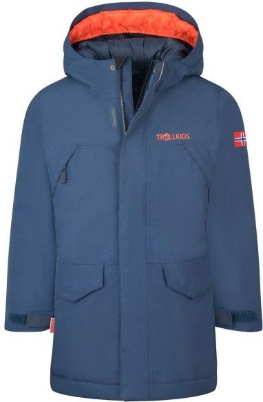 Trollkids - Harstad Jacket - Synthetisch Jack - Blauw - Waterdicht
