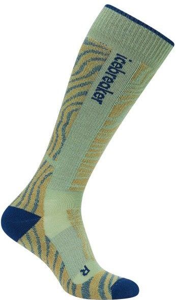 Icebreaker - Merino Ski+ Medium OTC Mountain Contour - Skisokken - Groen/Olijfgroen