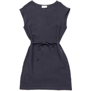 Mazine Womens Linen Mini Dress Jurk (Dames |grijs/blauw)