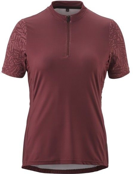 Gonso - Adventure Jersey Halfzip - Fietsshirt - Rood - 88% Polyester, 12% Elastaan