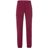 Vaude Womens Yaras Warm Rain Pants Fietsbroek (Dames |rood |waterdicht)