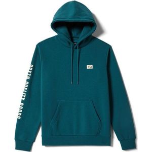 Brixton Woodburn Label Hoodie Hoodie (Heren |blauw)