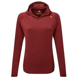 Mountain Equipment Womens Glace Hooded Top Hoodie (Dames |rood)